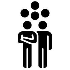 people icon, team, group, business people