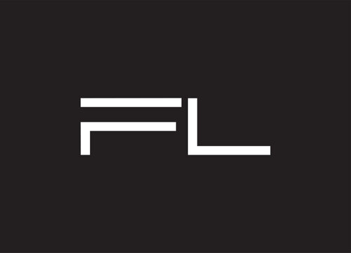 FL letter logo and initial logo design