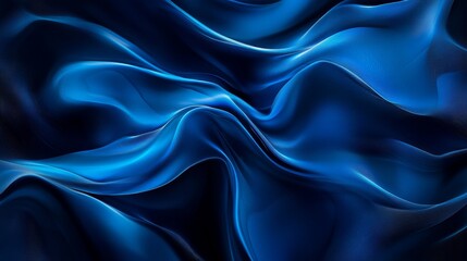 Obraz premium Noisy blue black gradient background, light beams texture, event cover, copy space included, Generative AI