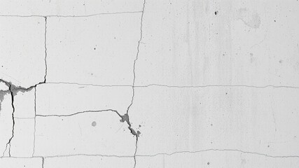 Obraz premium Grungy White Concrete Wall Texture - High Definition Background