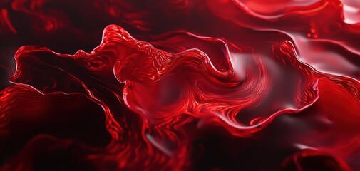 Fototapeta premium Abstract fluid art with bright, swirling colors resembling liquid metal or marbled paint, emphasizing creativity and innovation