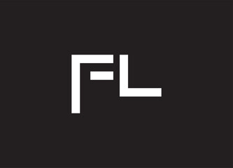 FL letter logo and initial logo design