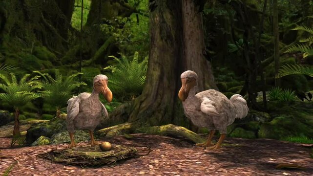 Raphus cucullatus 3D