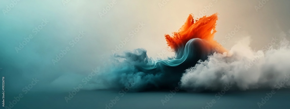 Poster of an animation depicting a wave packet propagating through space with a specific frequency showcasi
