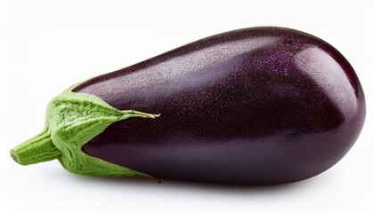 eggplant on white background