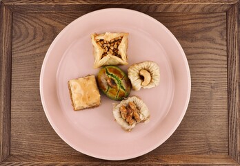 튀르키예 전통음식 다양한 바클라바, 후식