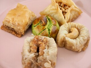 튀르키예 전통음식 다양한 바클라바, 후식