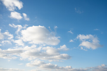 blue sky with clouds