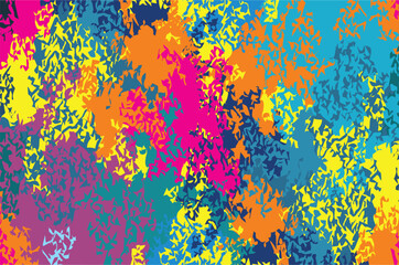 Seamless tie dye pattern design۔ High quality art work. Colorful  seamless pattern. Editable Fabric design. Endless repeat backdrop. EPS 10.