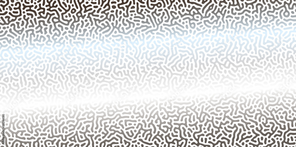 Poster abstract reaction-diffusion turing pattern natural texture brown gradient color scheme. linear desig