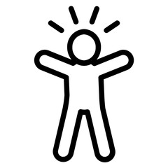 Confidence Line Icon