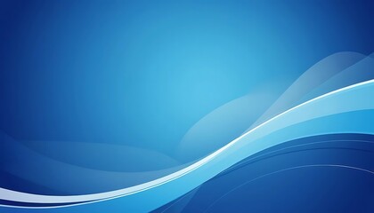 Fototapeta premium Abstract Blue Wave Design Background Image
