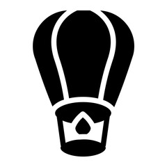 Floating lantern Solid Icon © spacepixel