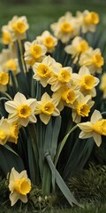 Obraz premium bouquet of daffodils