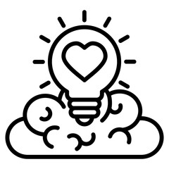 intelligence single icon