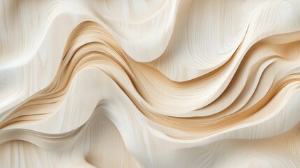 Fototapeta premium Ash plywood seamless texture with subtle grain lines and light wood tones, creating a clean and uniform background