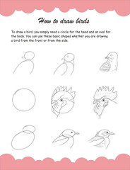 How to sketch. Pencil shading with different techniques. Hatching, Cross hatching and smudging worksheet for kids. Set of various shapes and hand drawn texture.