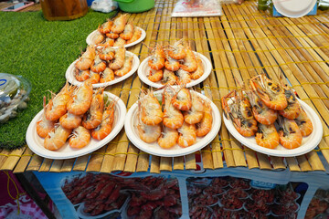 Street food in muang Chonburi at Thailand.