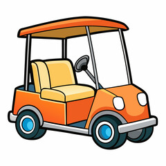 golf cart vector