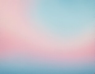 Obraz premium Soft Pastel Gradient Background: Dreamy Pink and Blue Sky Hues