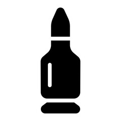 Single bullet Solid Icon