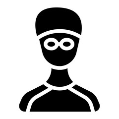 Swimmer avatar Solid Icon