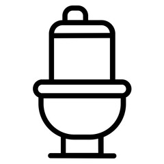 Toilet Line Icon