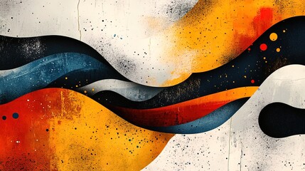 Obraz premium Elegant abstract design with subtle exploration motifs and smooth transitions