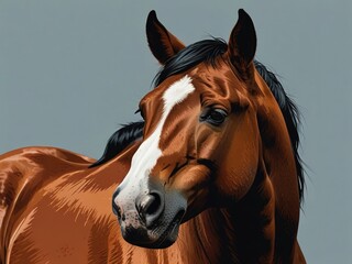Obraz premium portrait of a horse