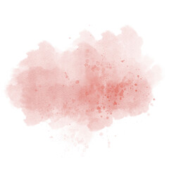 Pastel pink watercolor paint brush stroke background for banner or valentine's day and wedding elements	