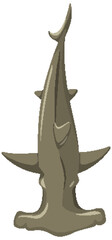 Top View of a Hammerhead Shark