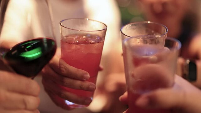 Cheers at Bangkok TopGolf Driving Range