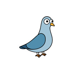 Pigeon Cartoon vector
