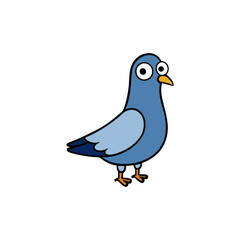 Pigeon Cartoon vector