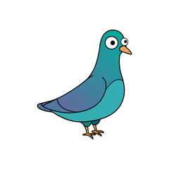 Pigeon Cartoon vector