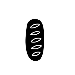bread silhouette icon