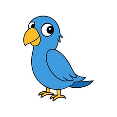 Parakeet Cartoon vector