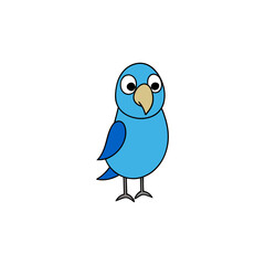 Parakeet Cartoon vector