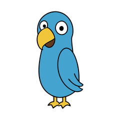 Parakeet Cartoon vector