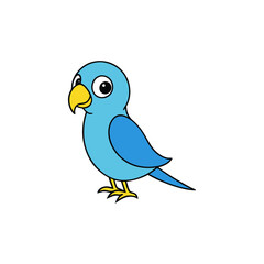 Parakeet Cartoon vector
