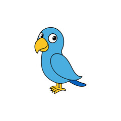 Parakeet Cartoon vector