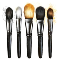 set of brushes