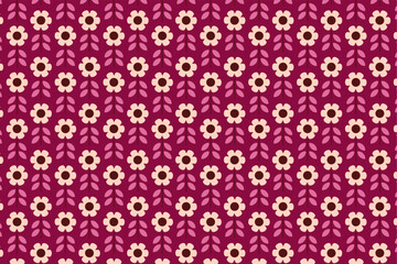 flower pattern vector design