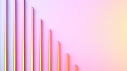 Obraz premium Symmetry gradient idea. Colorful gradient lines create a modern abstract background for design projects.