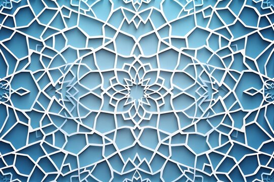 Traditional ornate Arabic frame

