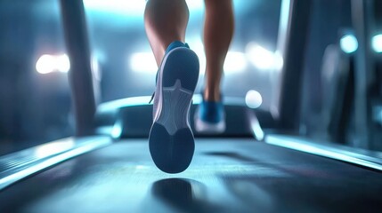 Achieve Fitness Goals with Indoor Treadmill Running Workout for Cardio and Endurance Training.