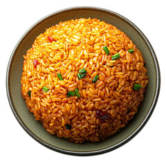 Delicious Spicy Fried Rice in a Bowl