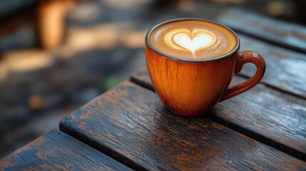 Cup of hot coffee with coffee beans and cinnamon stock images. Coffee Day Poster, October 1. 