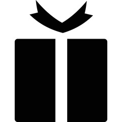 Simple vector icon gift box