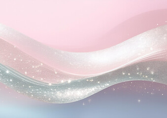 パステルカラーの綺麗なウェーブ背景